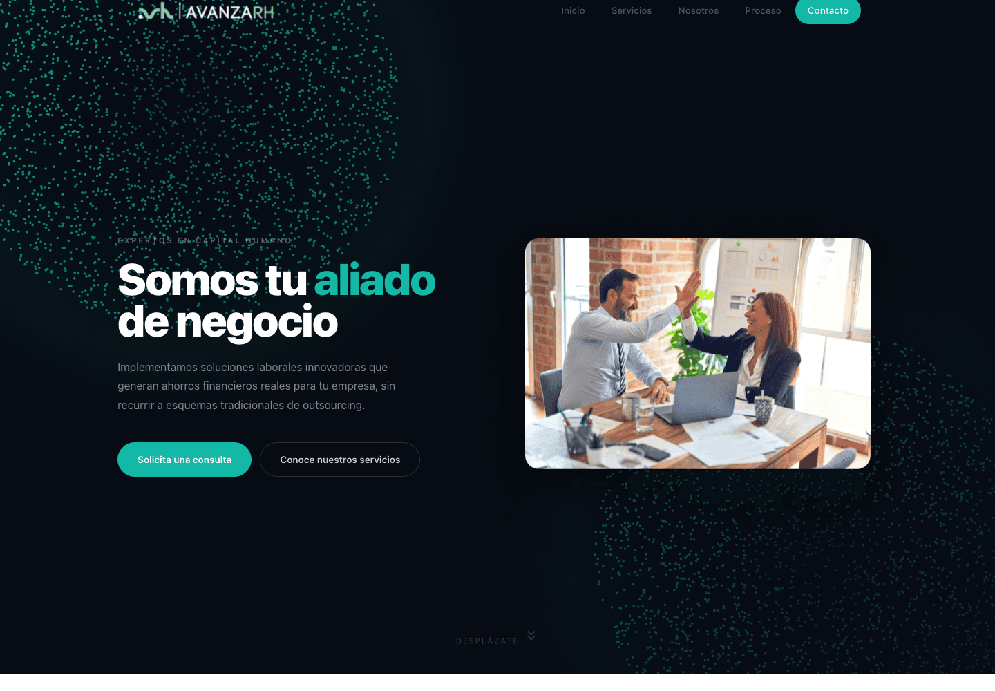 Captura de pantalla de Avanza RH