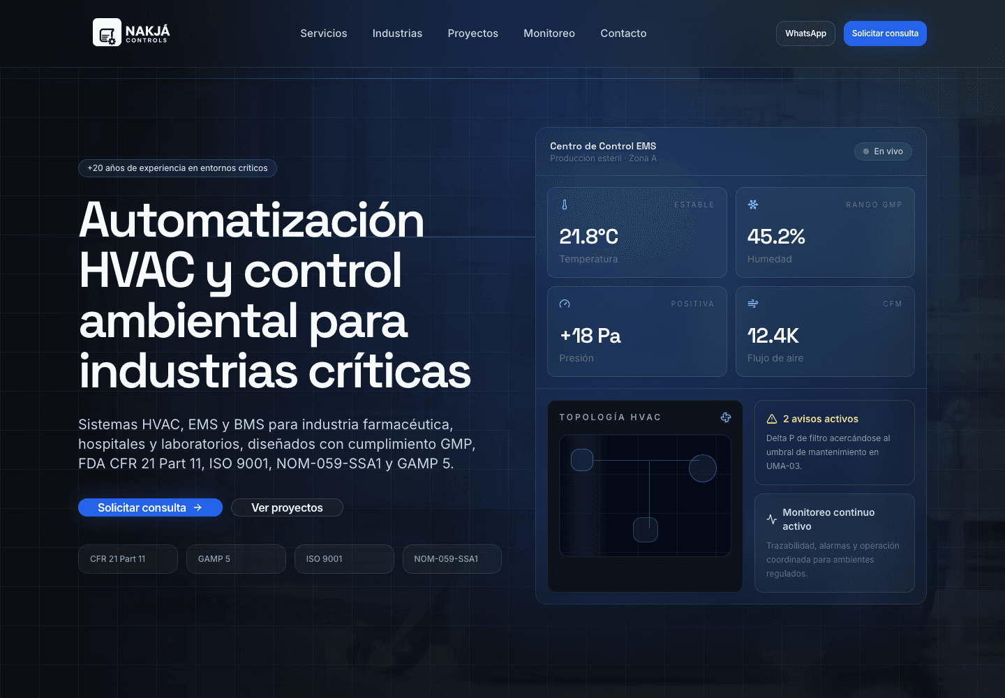 Captura de pantalla de Nakja Controls